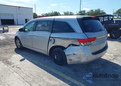 2015 Honda Odyssey Ex из США, поврежденный, VIN 5FNRL5H46FB032366